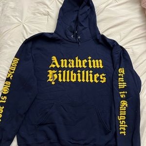 Gwen Stefani Anaheim Hillbillies hoodie Size Large